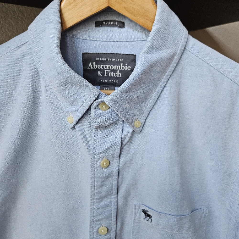 Abercrombie & Fitch Oxford XL Light blue